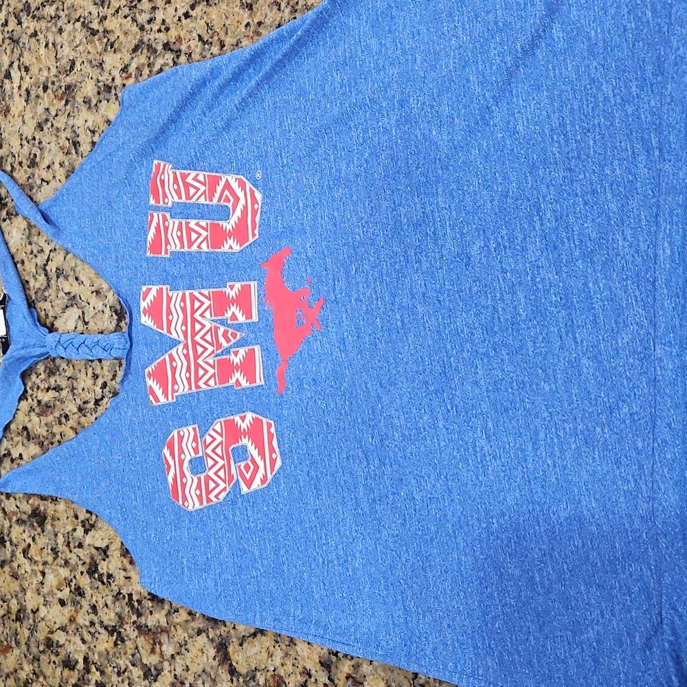 SMU RACERBACK TANK SIZE XL CHICKA-D - Picture 2 of 6